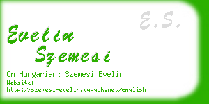 evelin szemesi business card